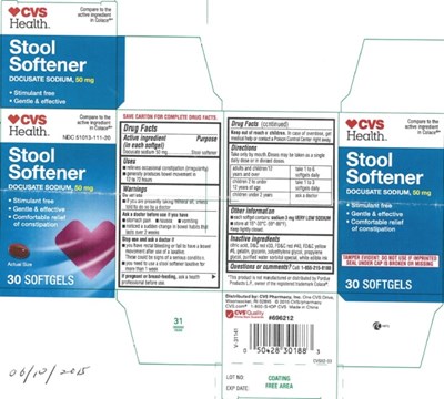 Cvs Stool Softener 50 mg 30ct Carton